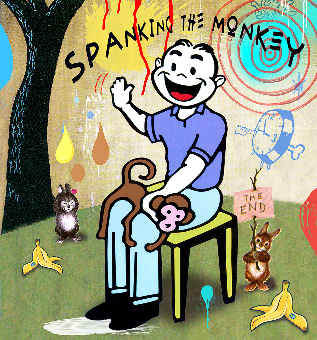 Cute Winking Monkey Vinyl Car Decal Sticker Cute Winking Monkey Vinyl Car Decal Sticker