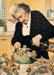 Nelson De La Nuez Angel Hair Pasta Print MOHA Museum of Humor Art Angels Cooking Dinner