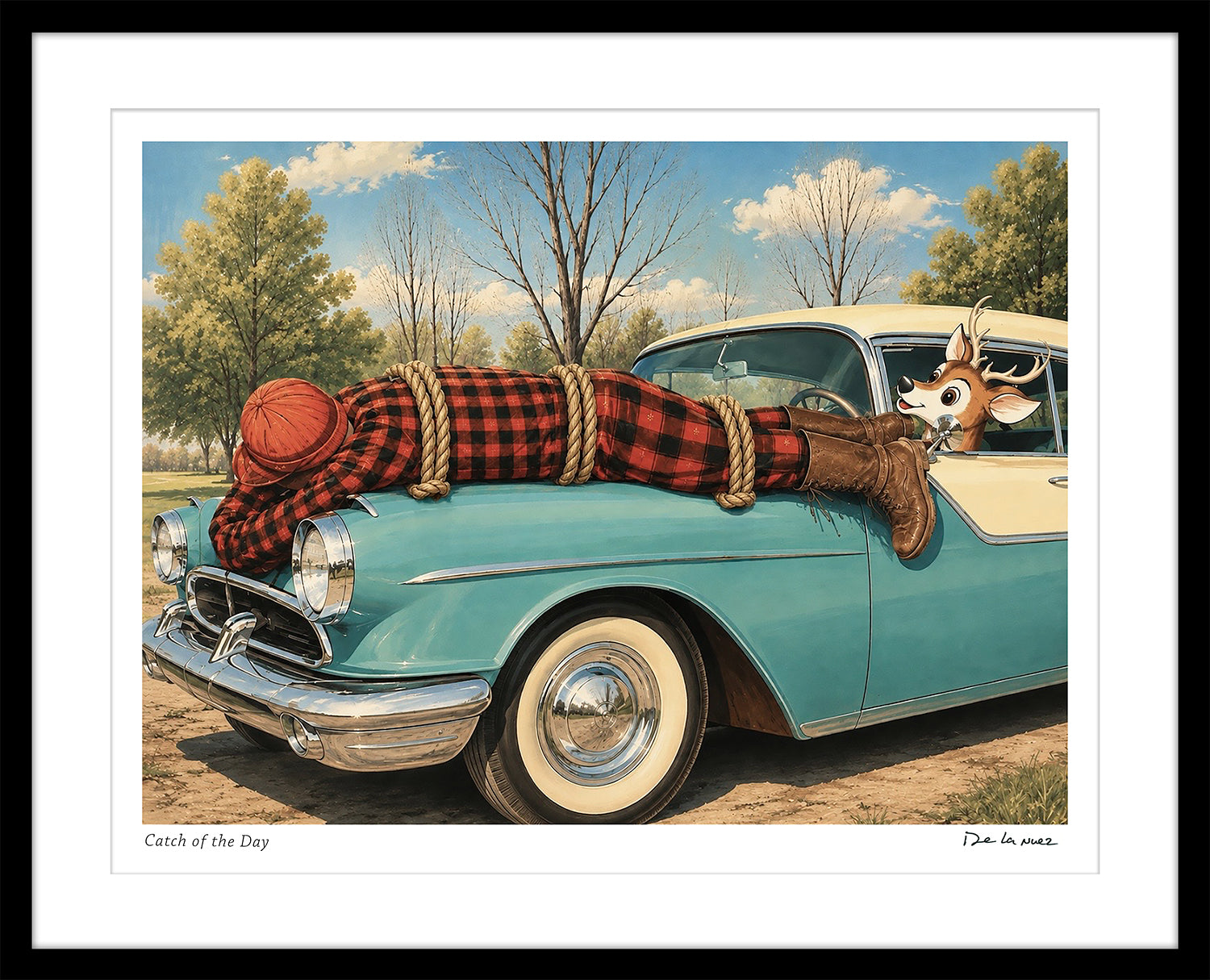 Catch of the Day (Deer) Print
