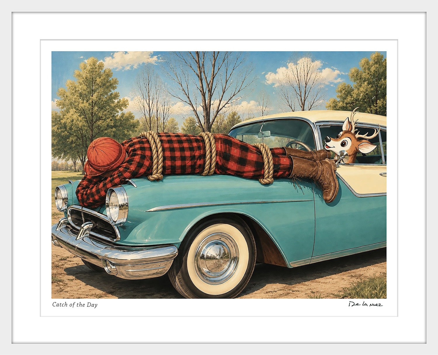 Catch of the Day (Deer) Print