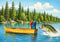 Nelson De La Nuez The Museum of Humor Art MOHA Catch of the Day Print Fish Fishing Fisherman Animal Rights