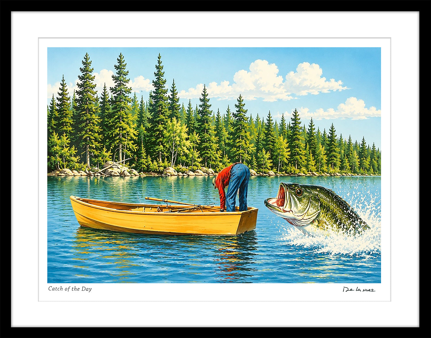 Catch of the Day (Fish) Print