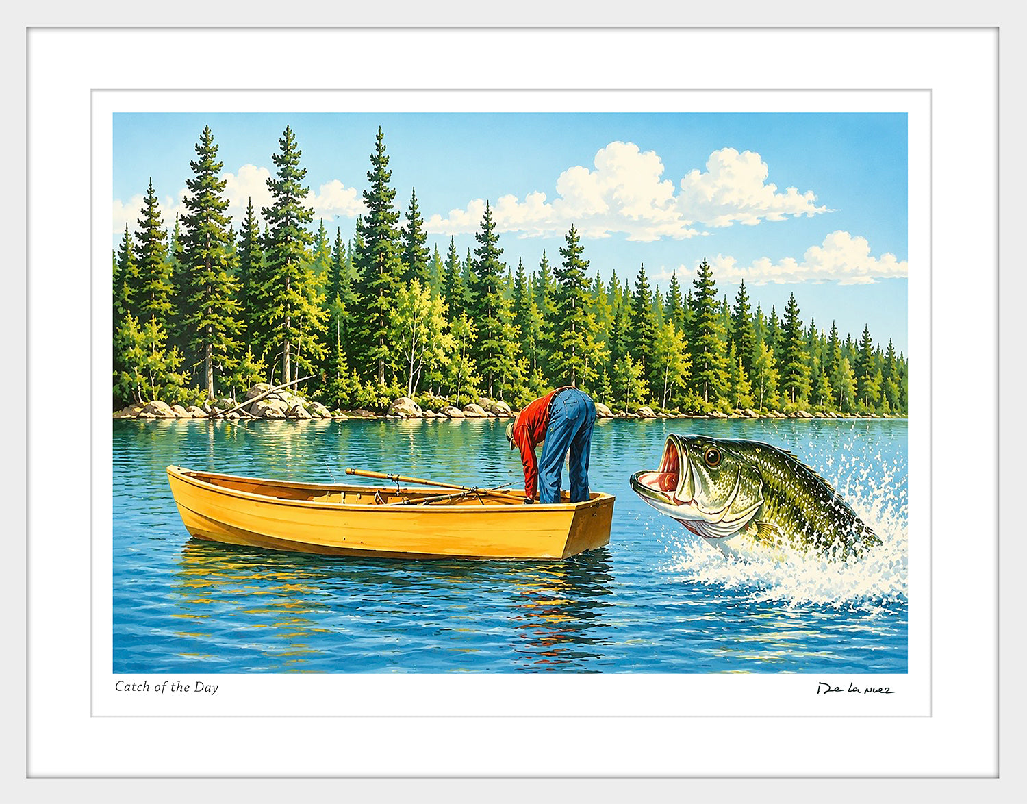 Catch of the Day (Fish) Print