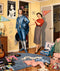 nelson de la nuez humor art coming out of closet gay homosexual pride lgbtq art barbara streisand Blue boy 