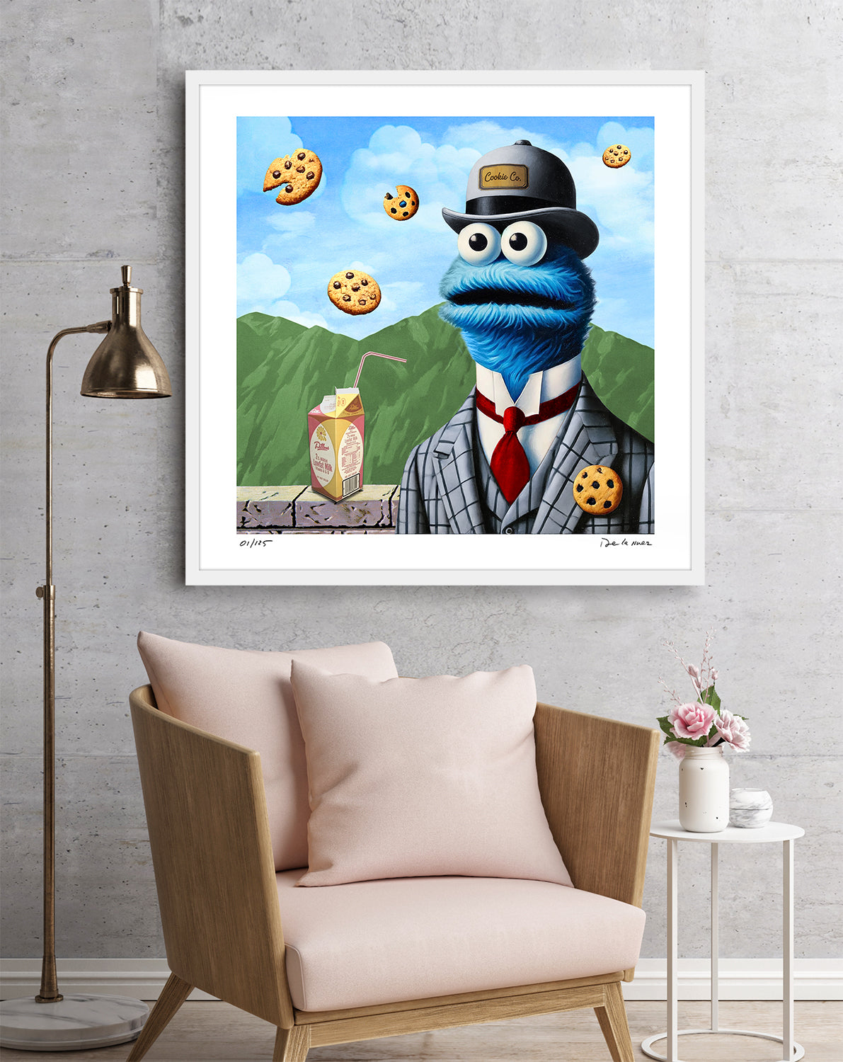 Nelson De La Nuez Cookie Connoisseur Limited Edition The Museum of Humor Art MOHA Cookie Monster cookies sesame street