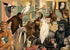 Nelson De La Nuez Darwin's Guest Bathroom Print The Museum of Humor Art MOHA Charles Darwin Evolution Creation Monkeys Animals
