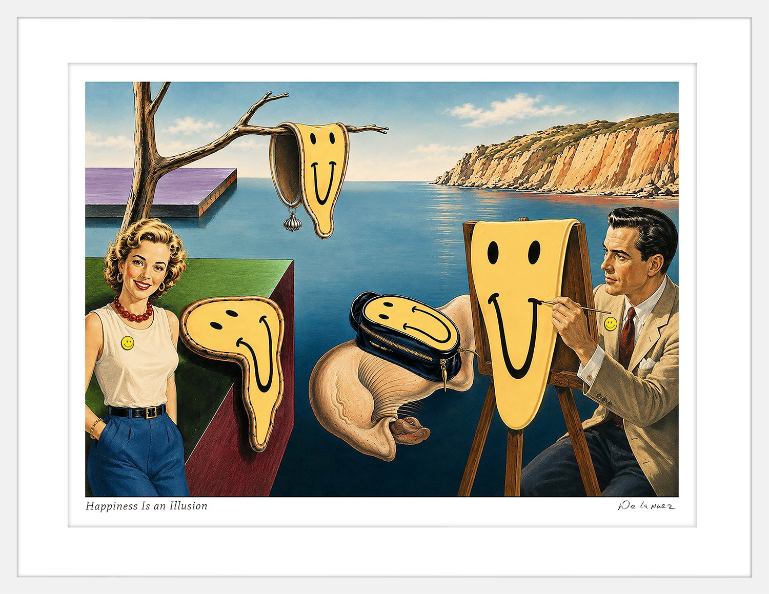 Happiness is an Illusion Print