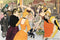 Nelson De La Nuez Happy Hour at the Moulin Rouge Print MOHA Museum of Humor Art Party Dancing