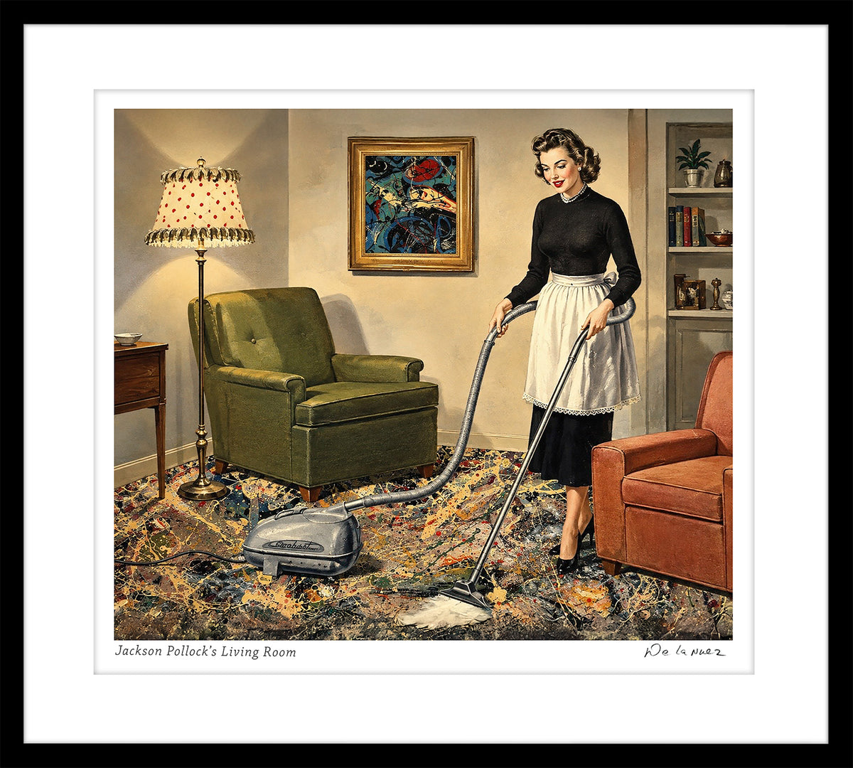 Jackson Pollock's Living Room Print