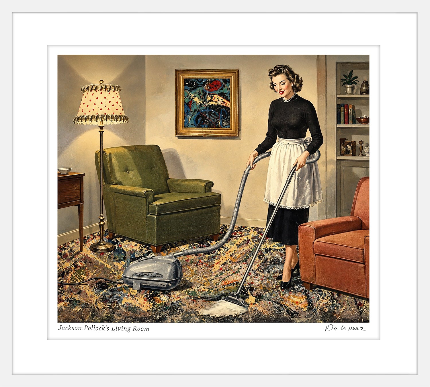 Jackson Pollock's Living Room Print