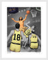 Jesus humor sports basketball religious satire humor art