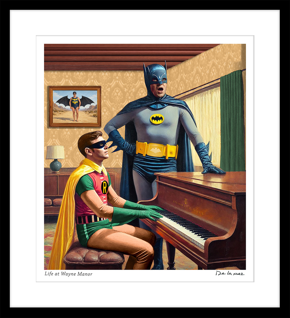 Life at Wayne Manor Print