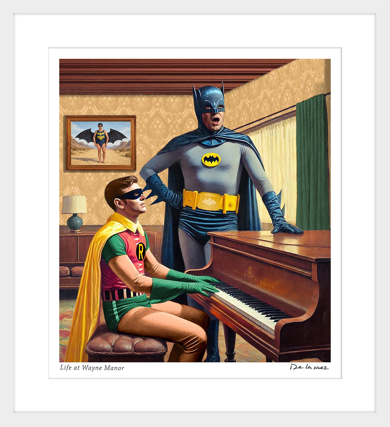 Life at Wayne Manor Print
