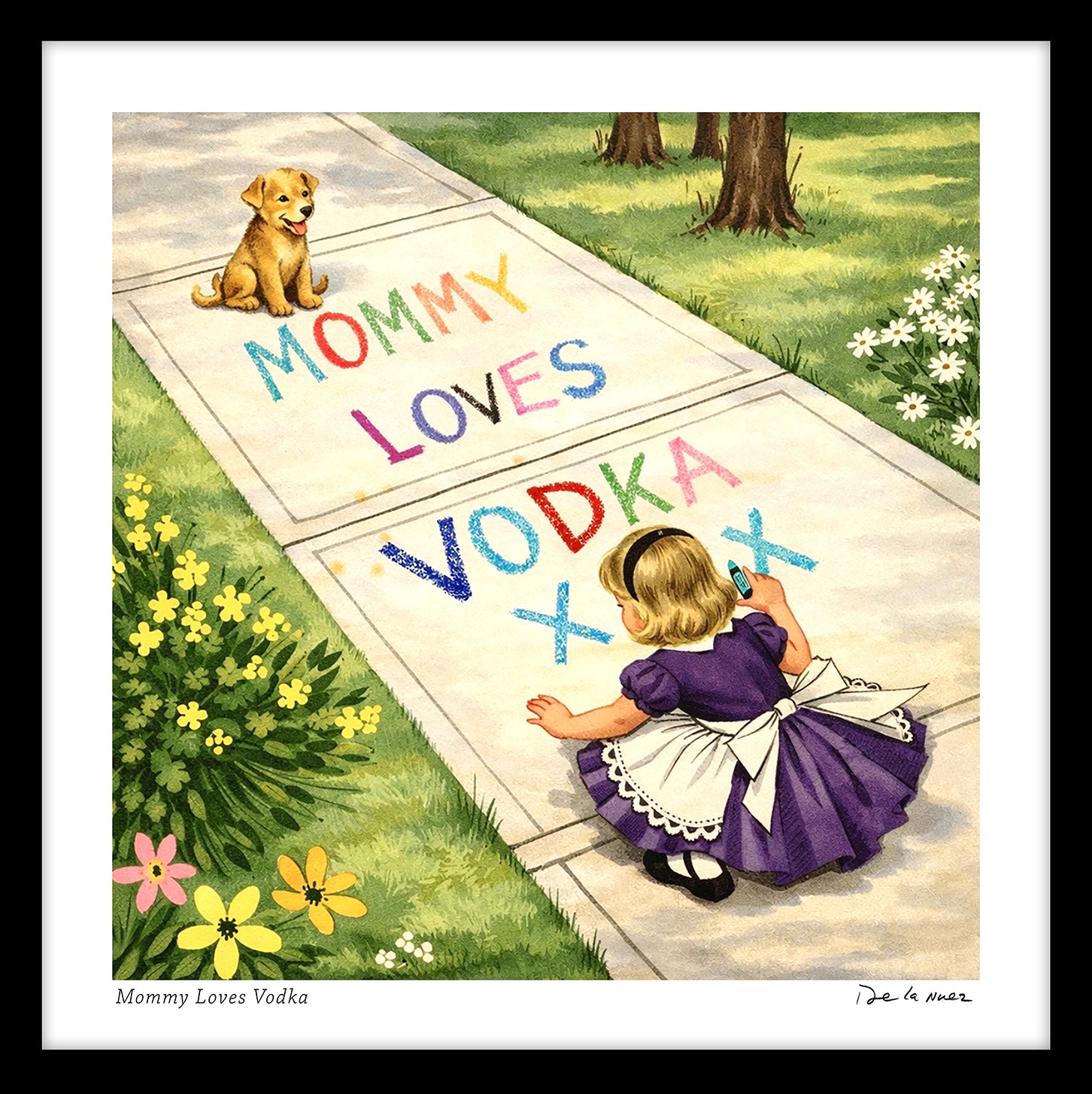 Mommy Loves Vodka Print