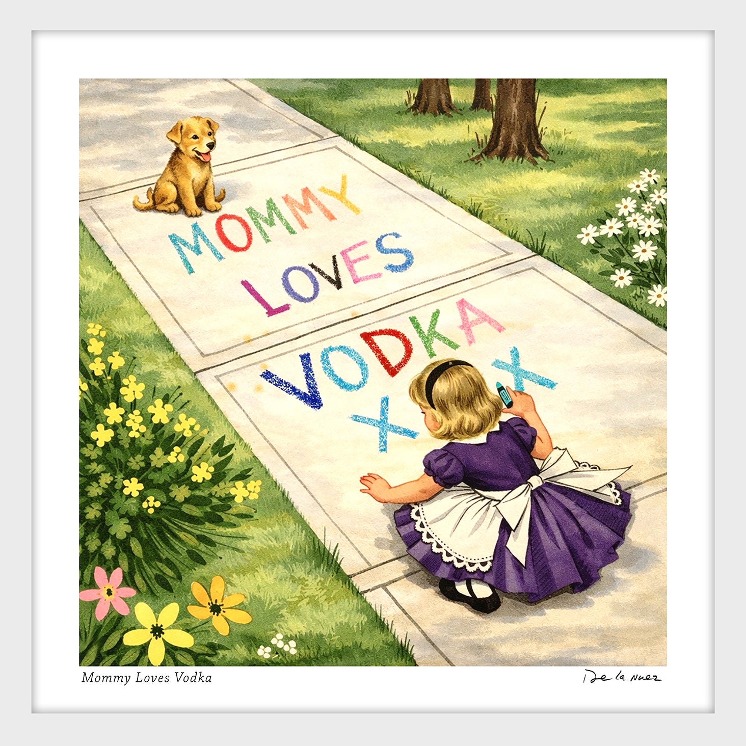 Mommy Loves Vodka Print