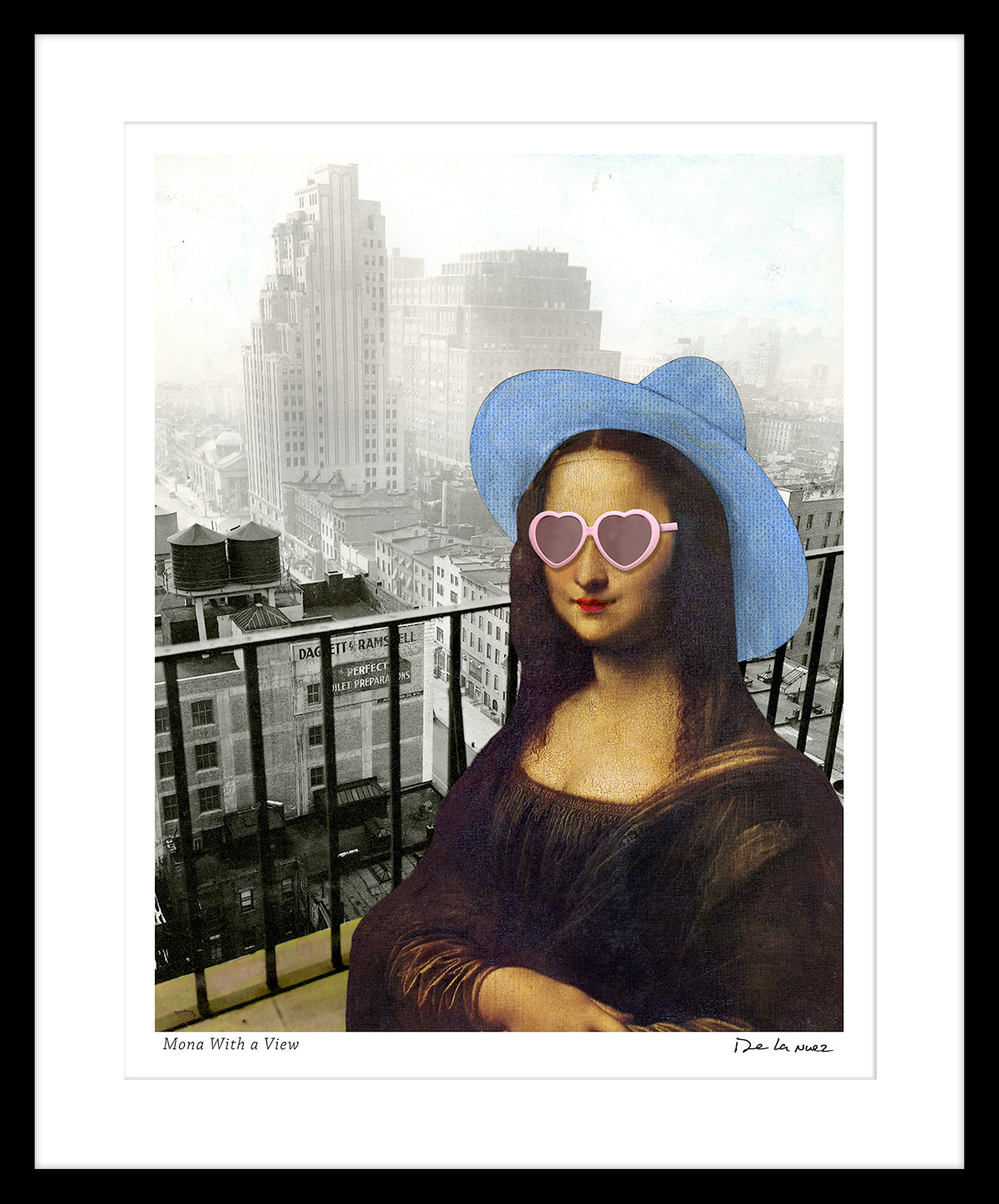 Mona with a View Print