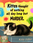 Nelson De La Nuez Psycho Kitty Print MOHA Museum of Humor Art Cute Murder Cats Kittens Animals Pets