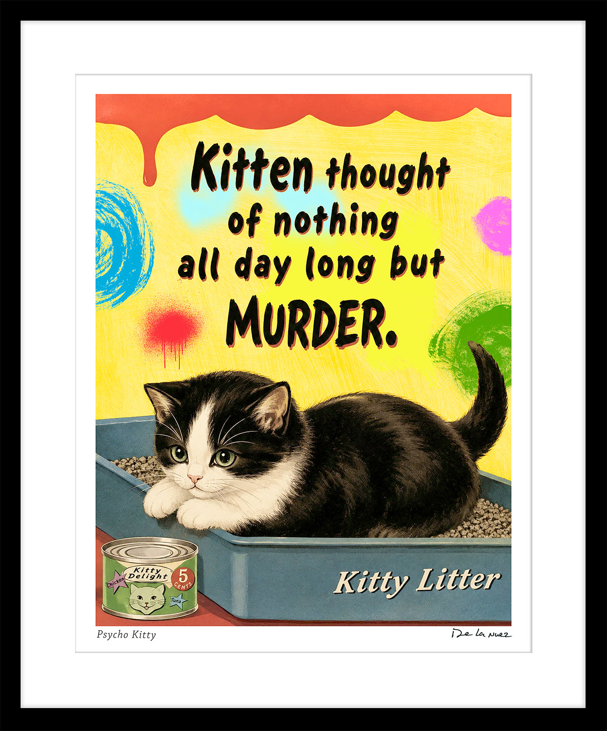Psycho Kitty Print