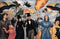 Nelson De La Nuez Raining Cats and Dogs Print MOHA Museum of Humor Art Pets Animals Kitties Puppies Weather Umbrellas 