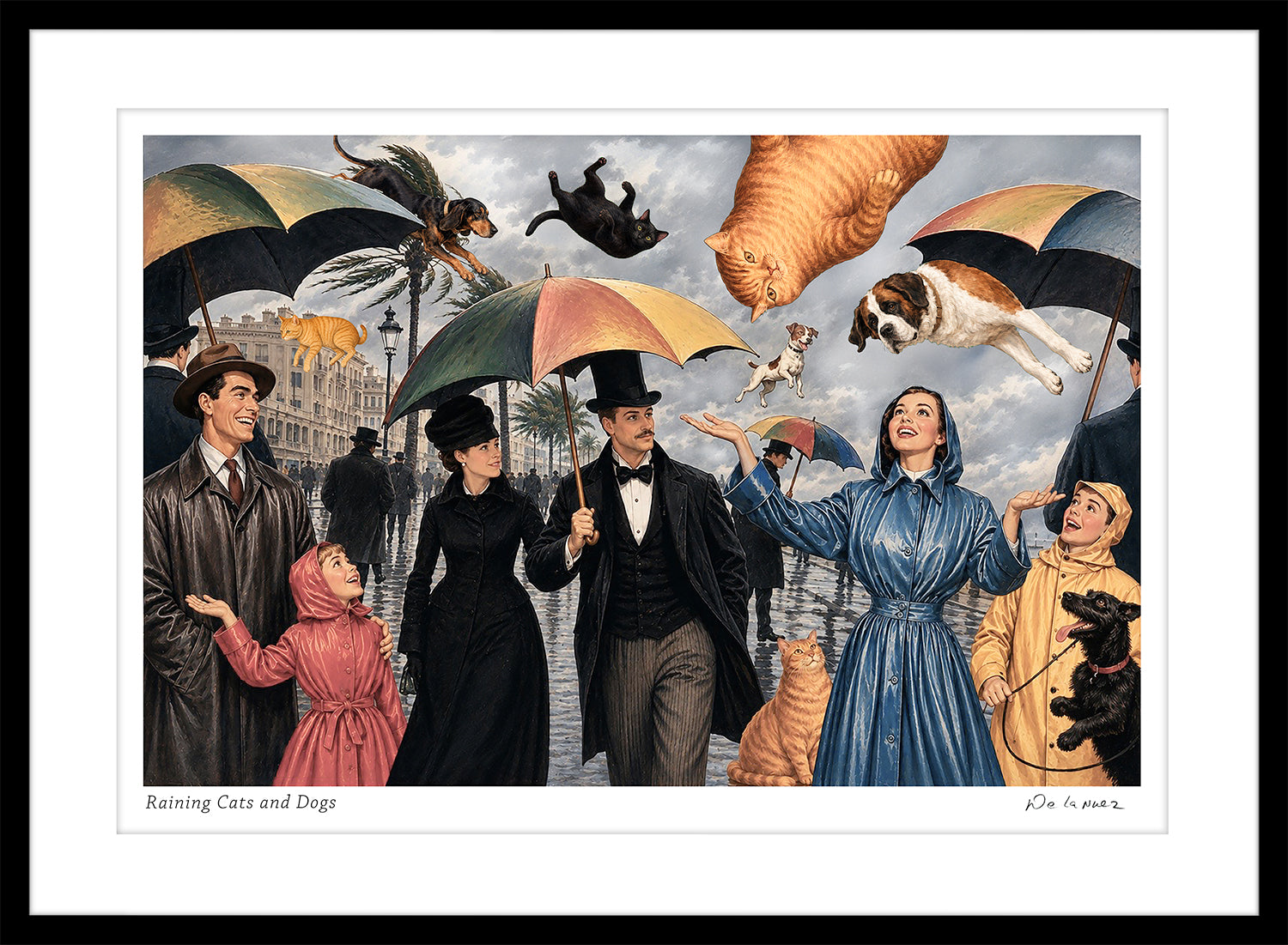Raining Cats and Dogs Print