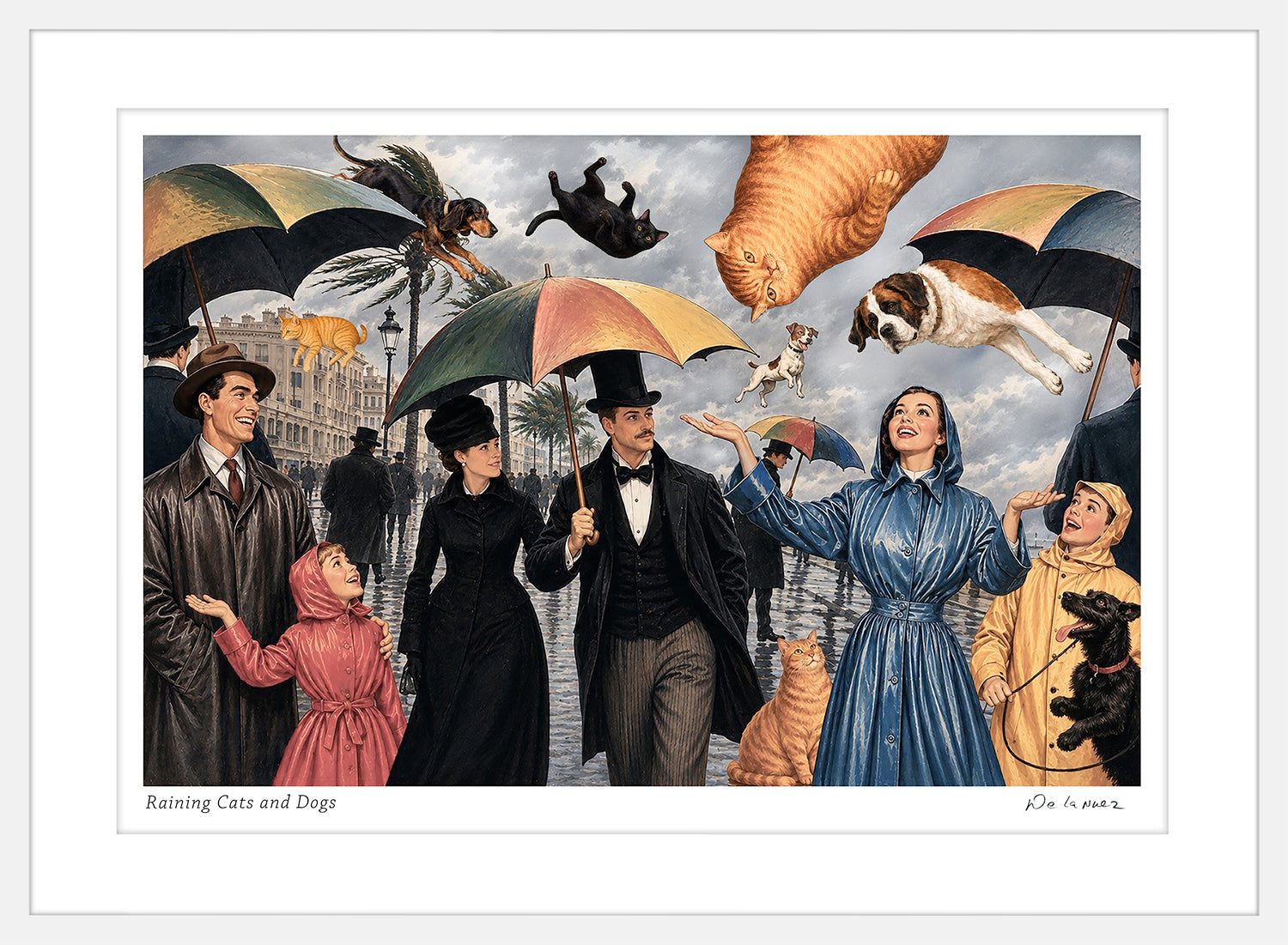 Raining Cats and Dogs Print