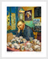 vincent van gogh art starbucks coffee humor art MOHA nelson de la nuez