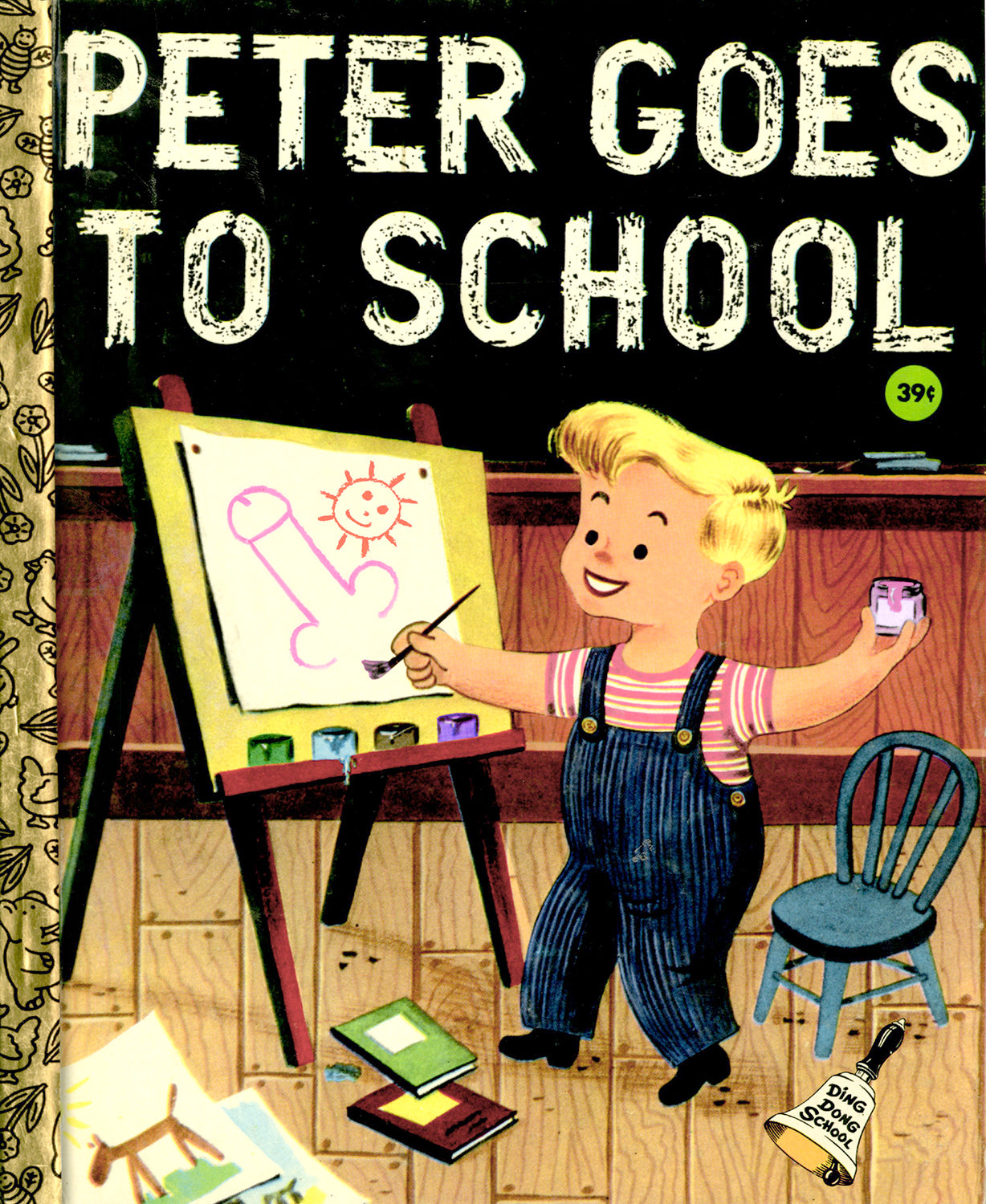 Nelson De La Nuez The Art Major Print MOHA Museum of Humor Art Children's Book Parody Peter Goes to School