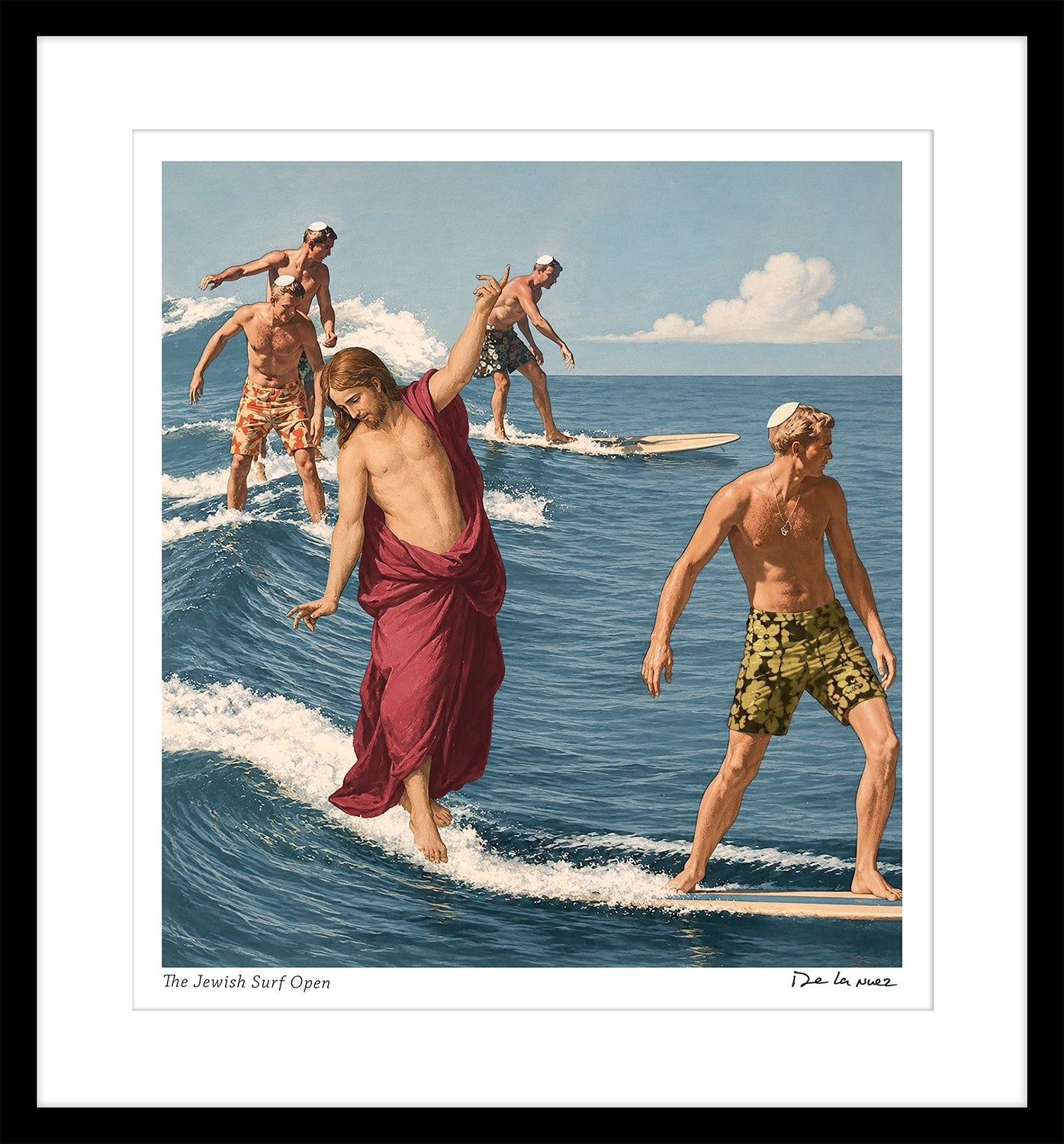 Jewish Surf Open Print
