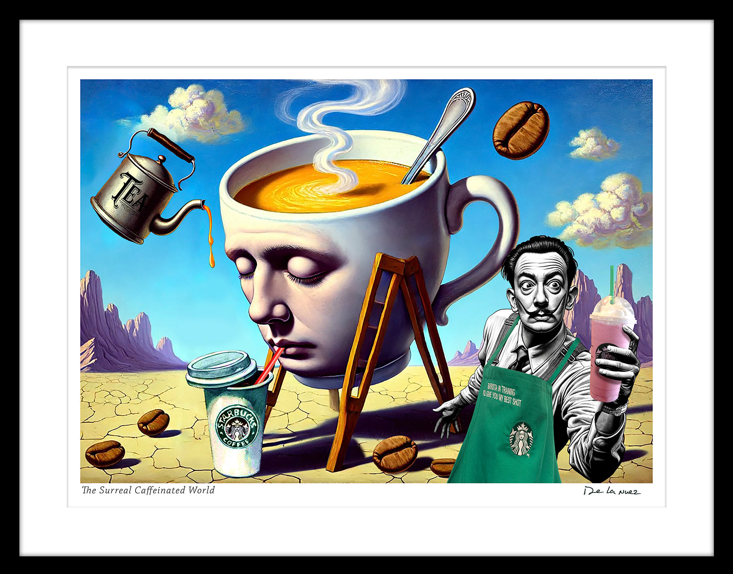 The Surreal Caffeinated World Print