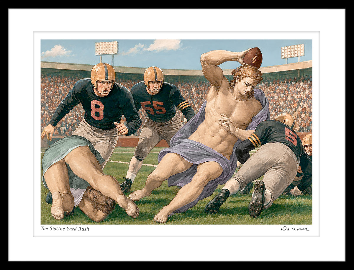 The Sistine Yard Rush Print