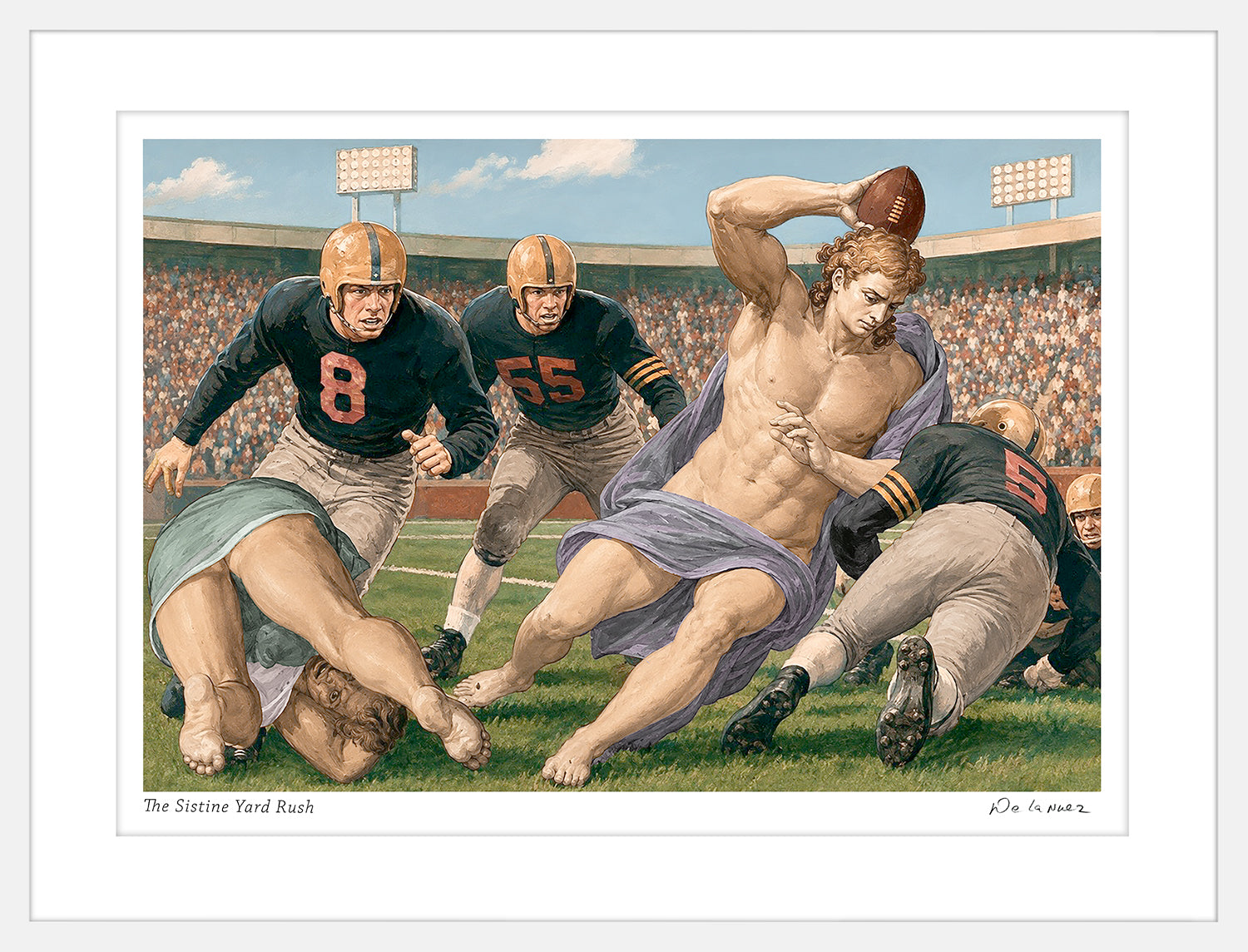 The Sistine Yard Rush Print