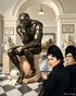 Nelson De La Nuez The Stinker Print MOHA Museum of Humor Art The Thinker Parody Auguste Rodin Sculpture Statue Bathroom Toilet