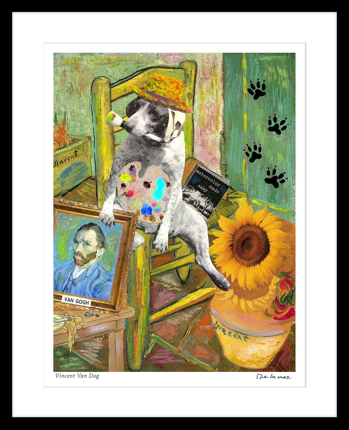 Vincent Van Dog Print