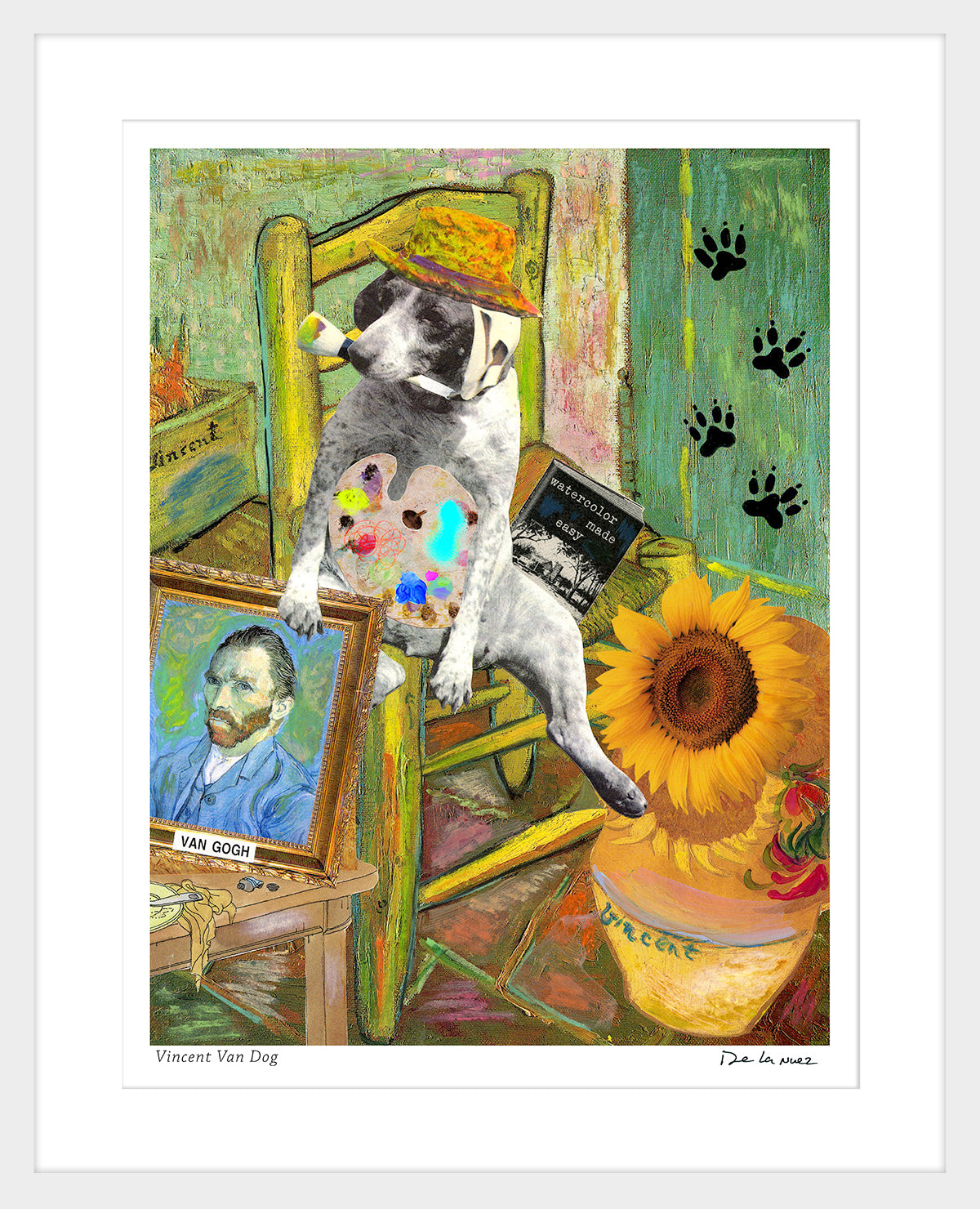 Vincent Van Dog Print