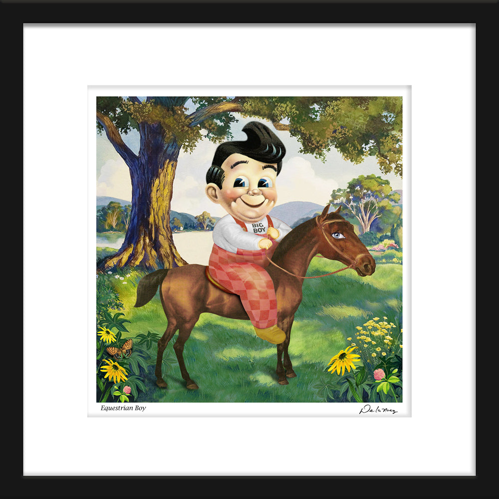 Equestrian Boy Print