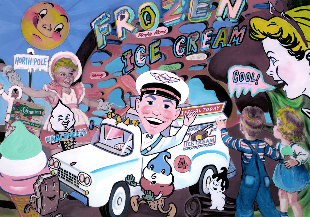 nelson de la nuez museum of humor art moha flavor of the month ice cream dessert