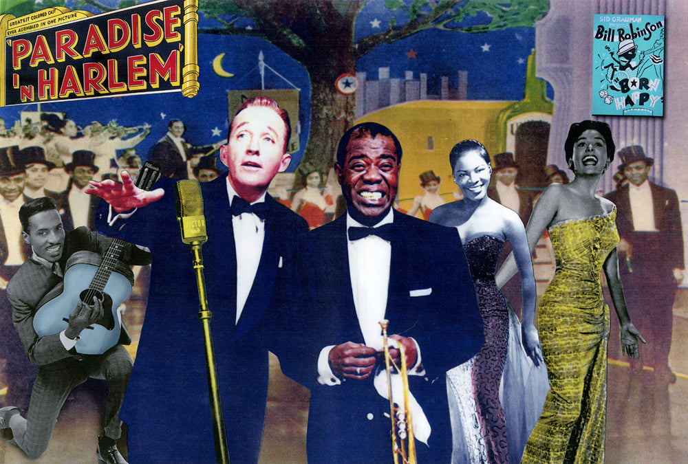nelson de la nuez museum of humor art moha louis armstrong black christmas holiday bing crosby