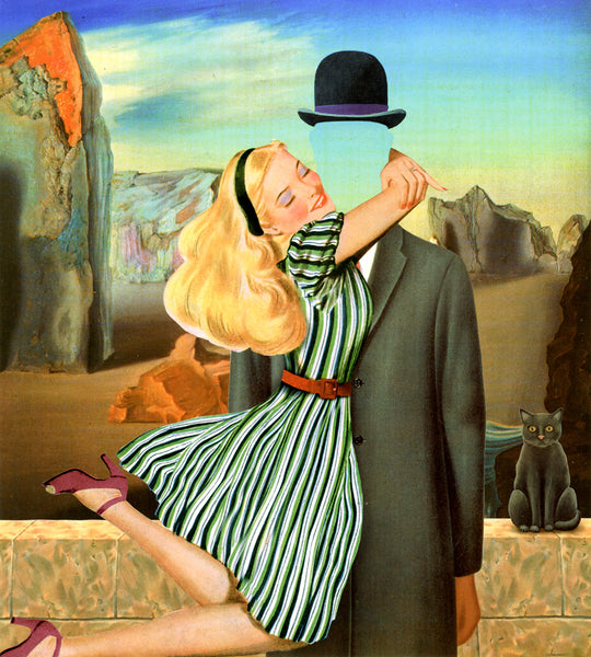 nelson de la nuez museum of humor art moha kissing magritte