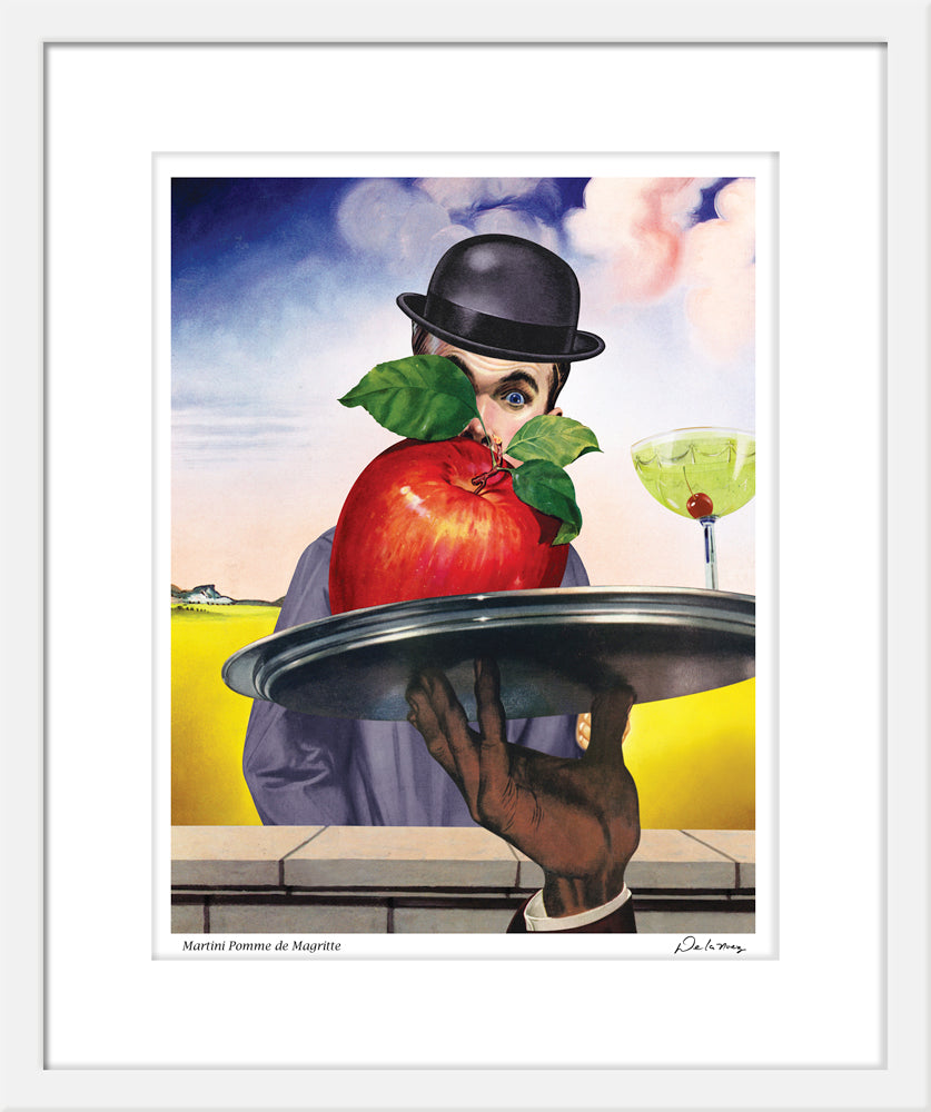 Martini Pomme De Magritte Print