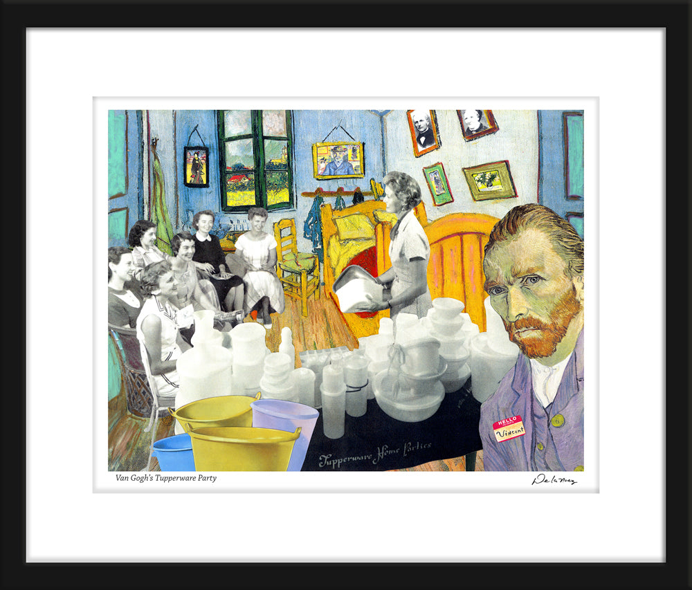 Van Gogh's Tupperware Party Print
